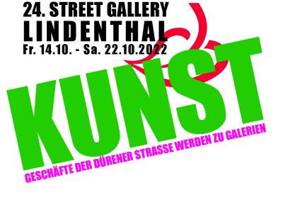 24. Street Gallery Lindenthal 14-22.10.2022 – VEEDEL LIEBEN & VEEDEL LEBEN